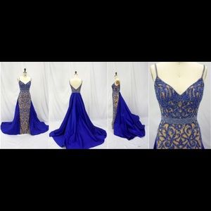 Sheri Hill Swarovski Crystal evening gown